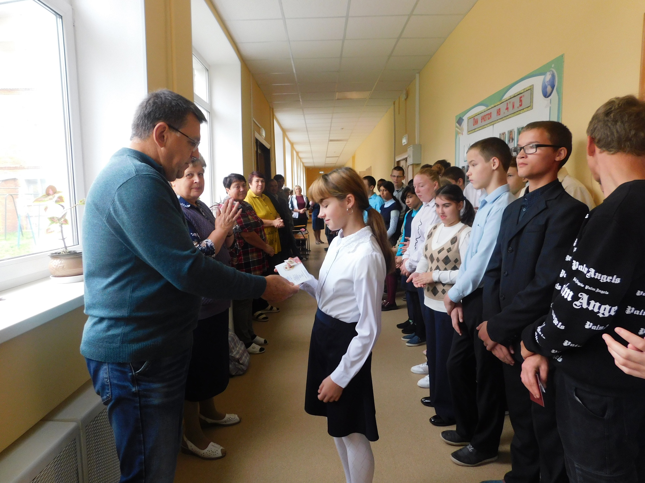 Награждение знаками ГТО в школе-интернат села Озерское.