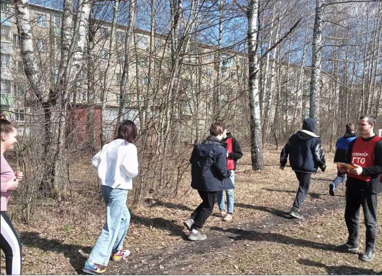 7 апреля на первый весенний старт ГТО вышли воспитанники Сосенского политехнического техникума.