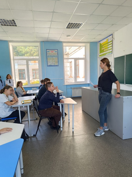 Учащиеся школы села Березичский стеклозавод приняли участие в акции «Урок ГТО».