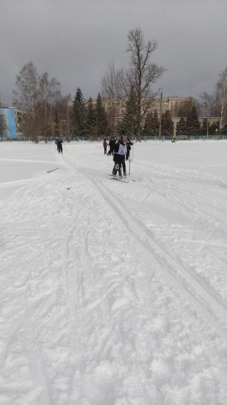 Лыжная эстафета в школе №2 г. Сосенский.